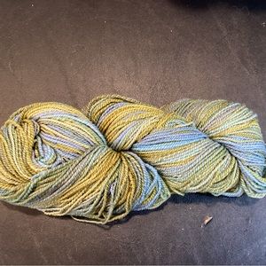 Hand spun wool art yarn 3.9 ozs